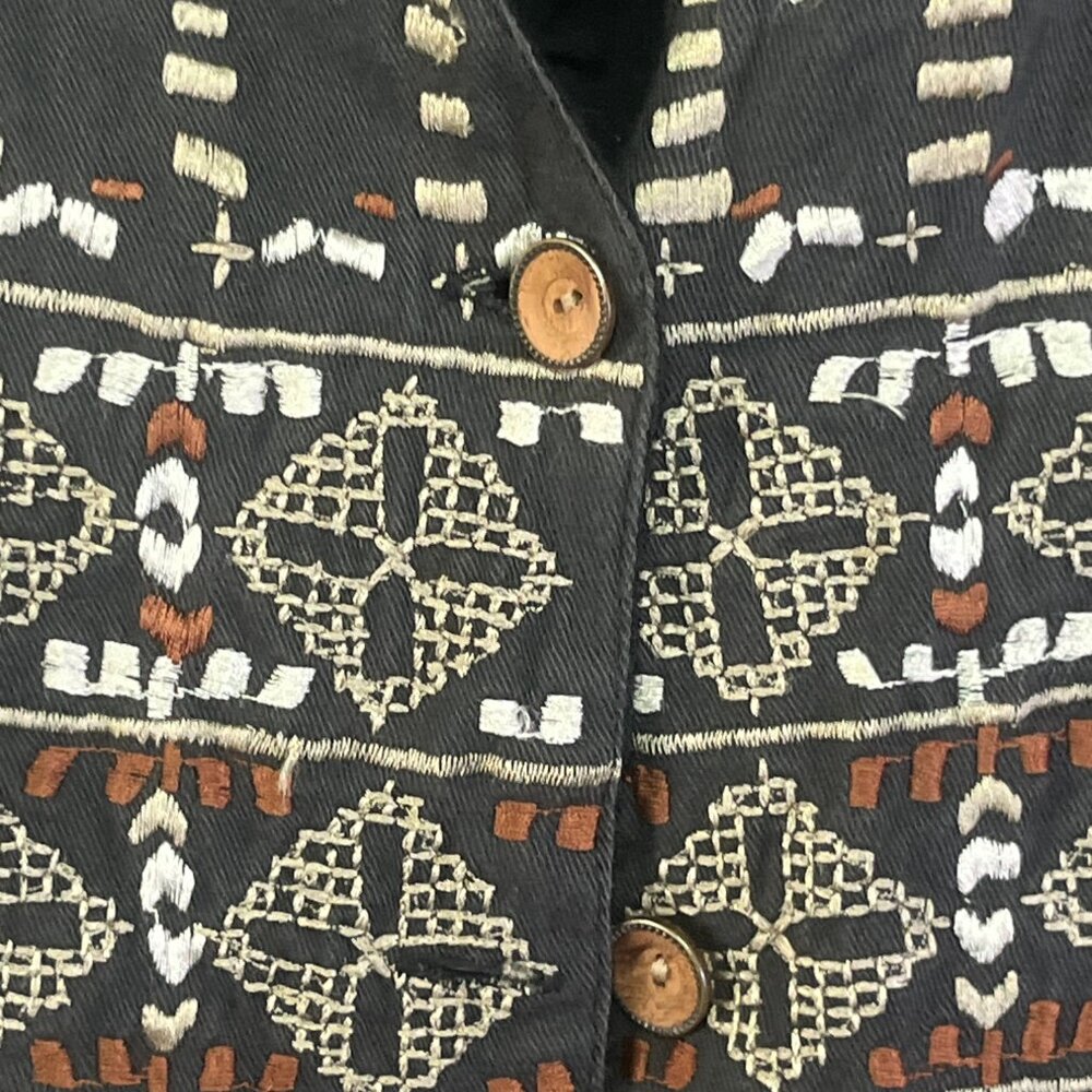 Shaver Lake Embroidered Button-Up Vest - Women's XL - Picture 3 of 4